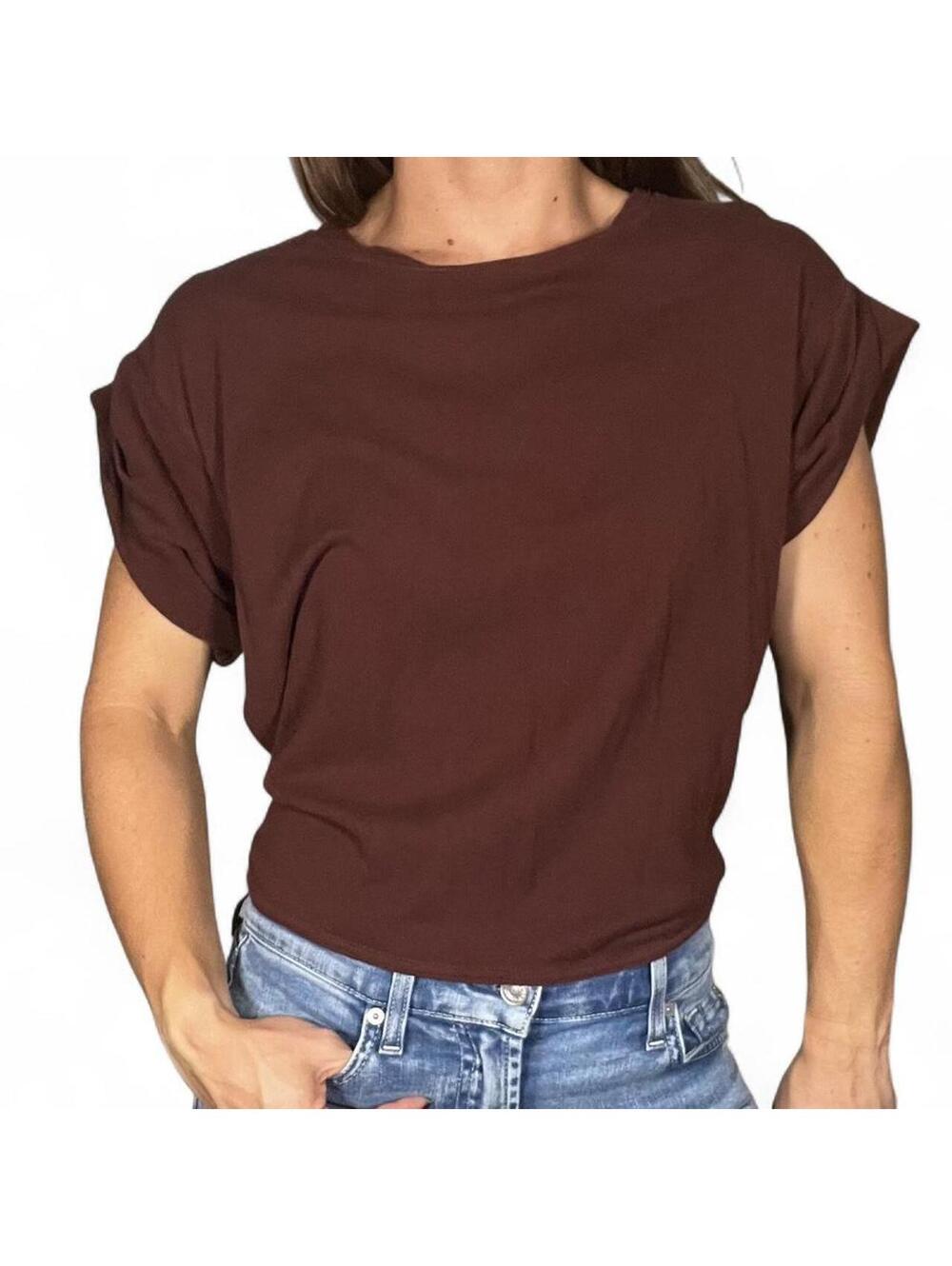 Free People Beach Brown Open Back Top Size Medium